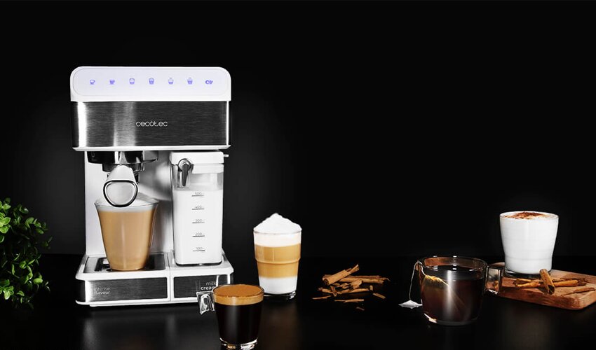 Кавоварка рожкова Cecotec Cumbia Power Instant-ccino 20 - 4 Фото Кавоварка рожкова Cecotec Cumbia Power Instant-ccino 20 - 4