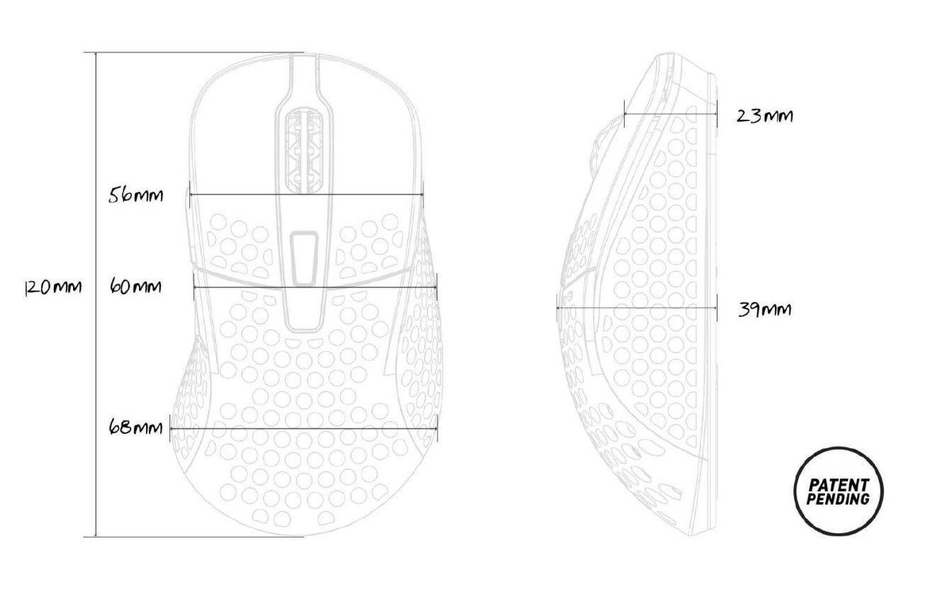 Фото Мышь проводная игровая Xtrfy M4 RGB White (XG-M4-RGB-WHITE) - 2