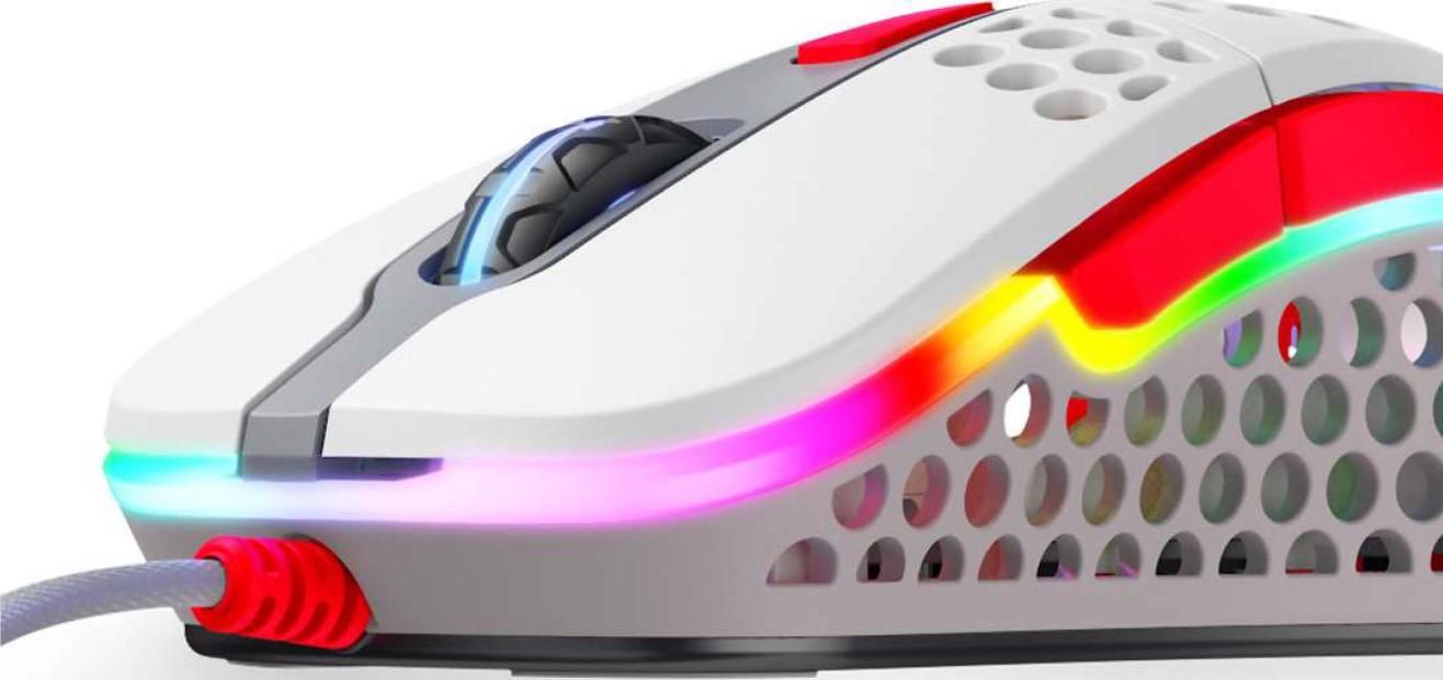 Фото Мышь проводная игровая Xtrfy M4 RGB White (XG-M4-RGB-WHITE) - 4
