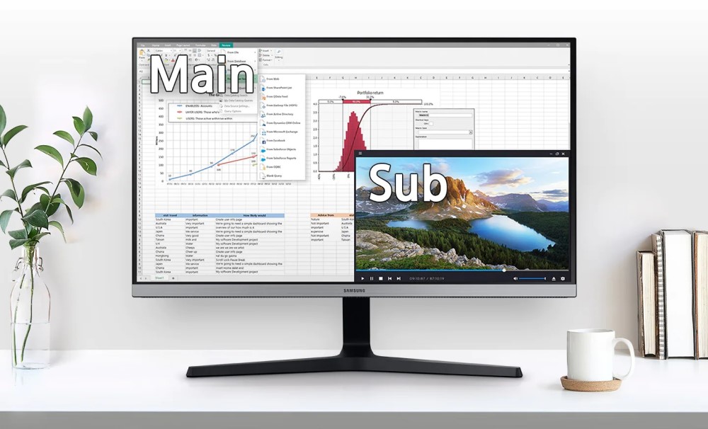 Фото Монитор Samsung U28R550U (LU28R550UQIXCI) - 8