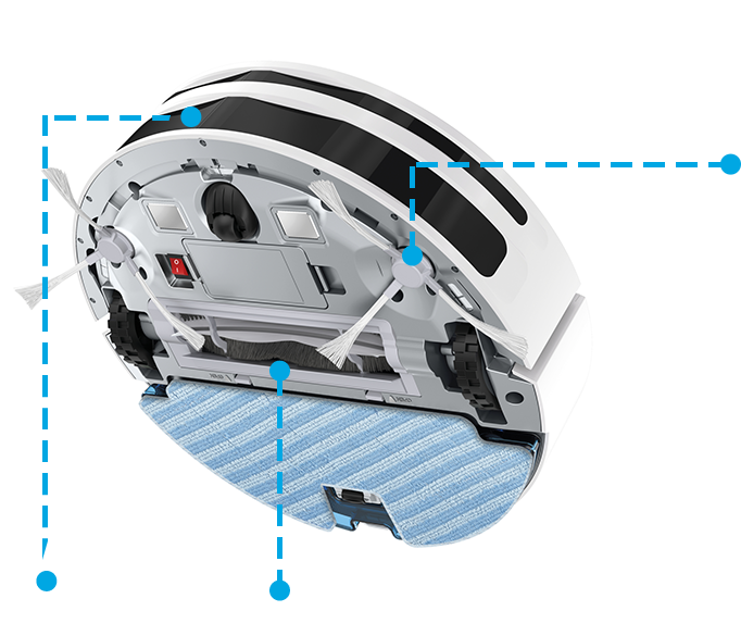 Пилосос робот Rowenta RR7747WH - 6 Фото Пилосос робот Rowenta RR7747WH - 6