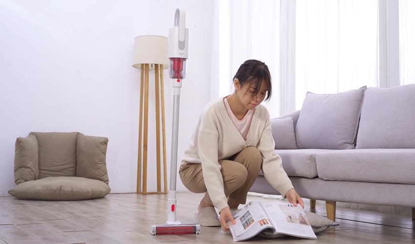 Пылесос ручной для дома Deerma VC20 Plus Cordless Vacuum Cleaner White (DEM-VC20P) - 5 Фото Пылесос ручной для дома Deerma VC20 Plus Cordless Vacuum Cleaner White (DEM-VC20P) - 5