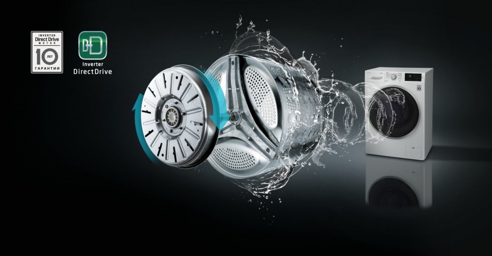 Стиральная машина LG F2J6HSR1W - Фото 2 - интернет-магазин Comfy Стиральная машина LG F2J6HSR1W - Фото 2