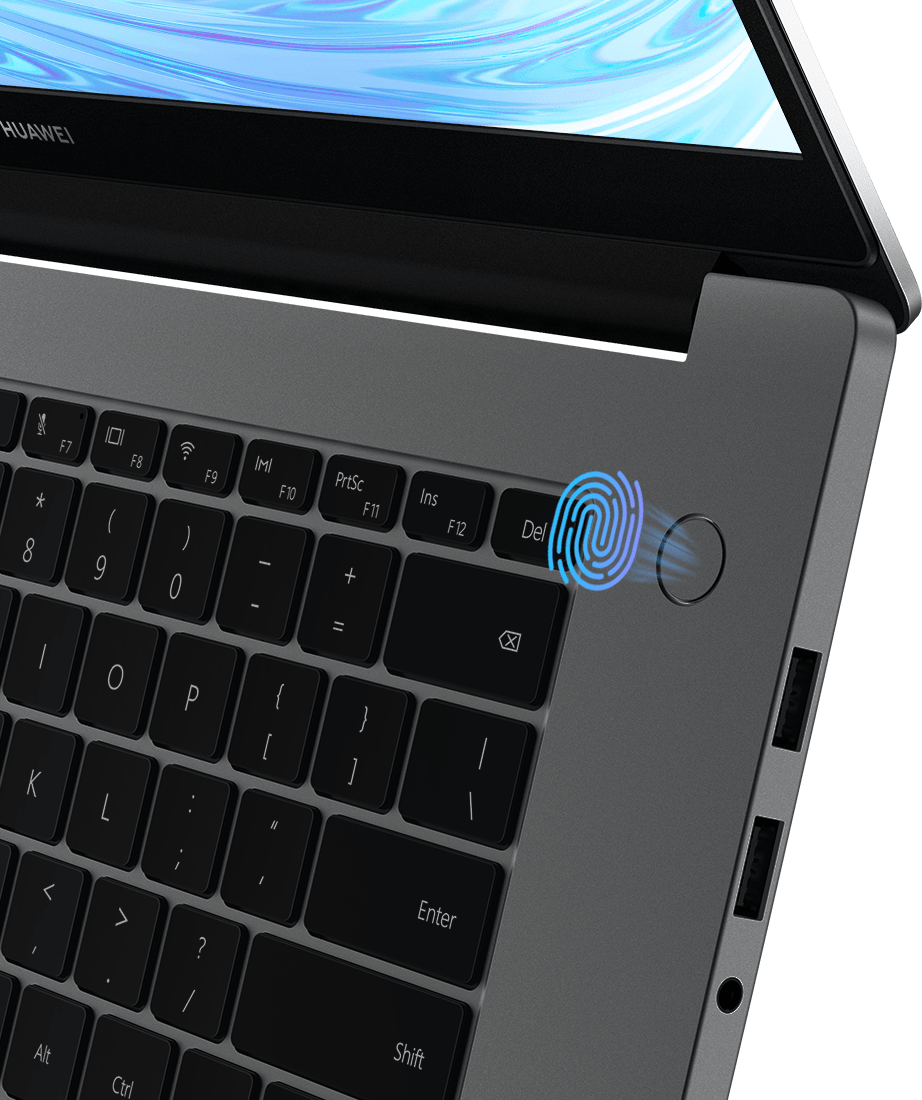 Ноутбук Huawei Matebook D15 (53010TSY) Space Gray - Фото 4 - интернет-магазин Comfy Ноутбук Huawei Matebook D15 (53010TSY) Space Gray - Фото 4