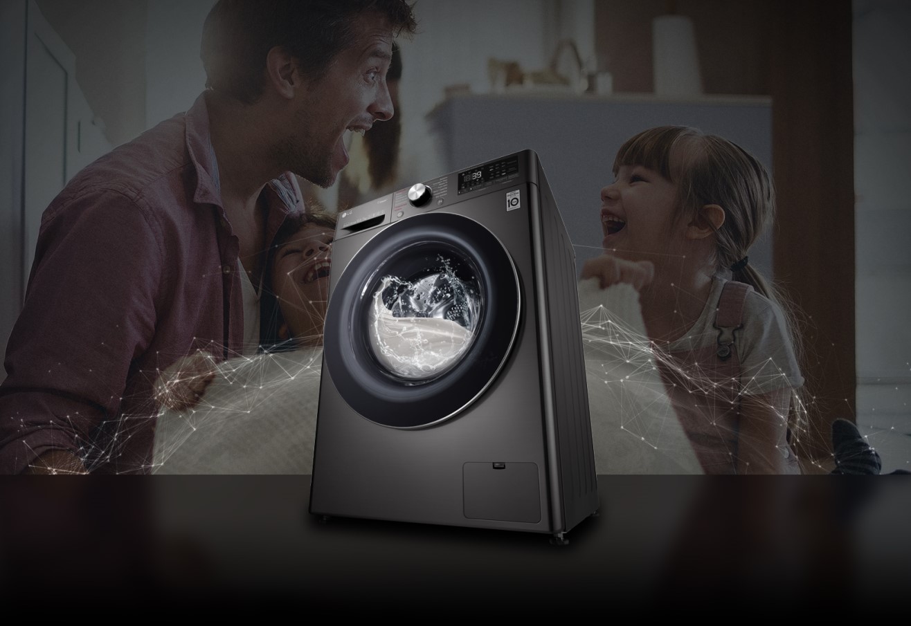 Фото Стирально-сушильная машина LG F4V9RC9P - 1