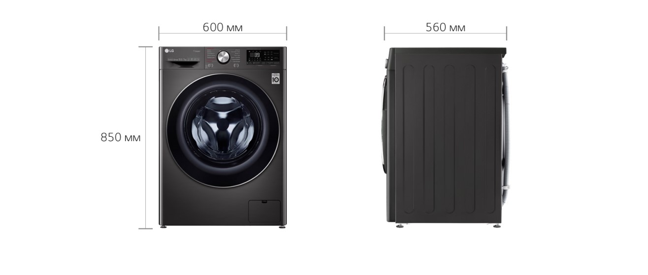 Фото Стирально-сушильная машина LG F4V9RC9P - 13