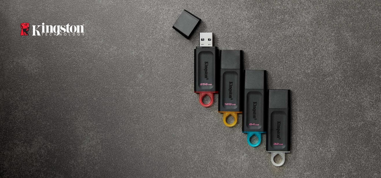Флеш USB Kingston USB 3.2 Gen1 DataTraveler Exodia Black - 1 Фото Флеш USB Kingston USB 3.2 Gen1 DataTraveler Exodia Black - 1