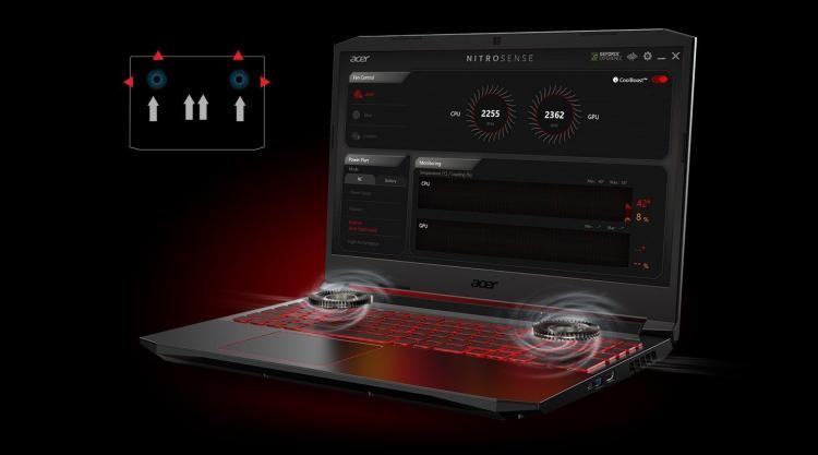 Ноутбук игровой Acer Nitro 5 AN515-44 (NH.Q9HEU.00A) Black - Фото 2 - интернет-магазин Comfy Ноутбук игровой Acer Nitro 5 AN515-44 (NH.Q9HEU.00A) Black - Фото 2