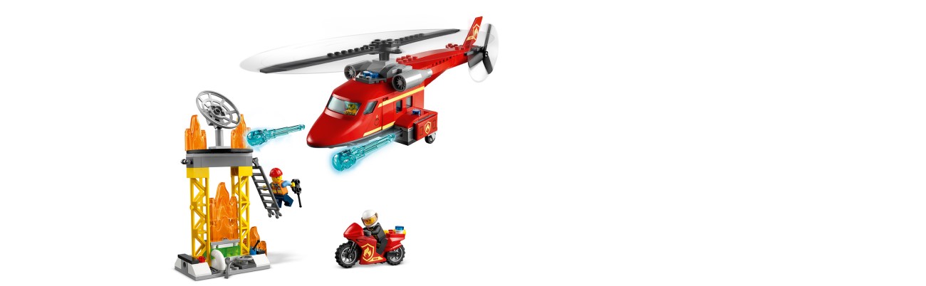 Конструктор LEGO City Пожарный спасательный вертолет (60281) - 2 Фото Конструктор LEGO City Пожарный спасательный вертолет (60281) - 2