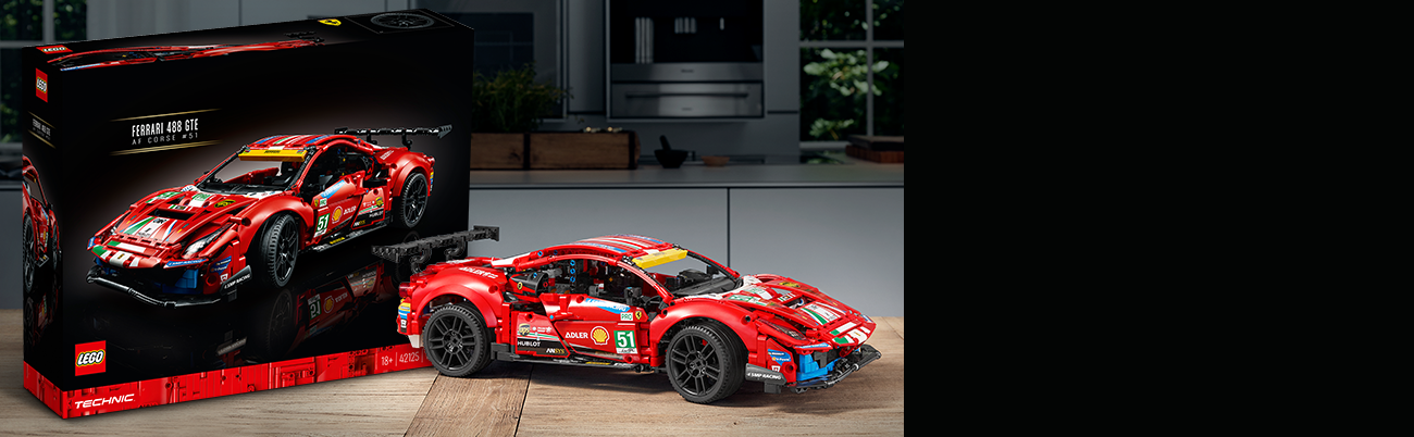 Фото Конструктор LEGO Technic Ferrari 488 GTE AF Corse №51 (42125) - 6
