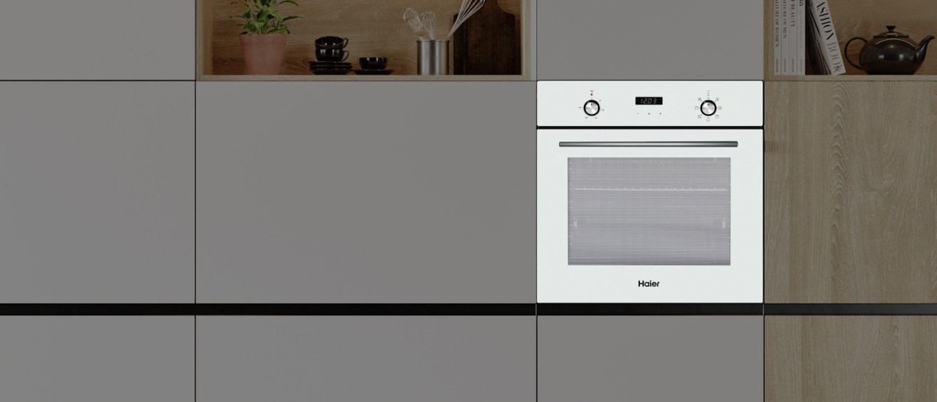 Духовой шкаф электрический Haier HOX-P06HGW White - 1 Фото Духовой шкаф электрический Haier HOX-P06HGW White - 1