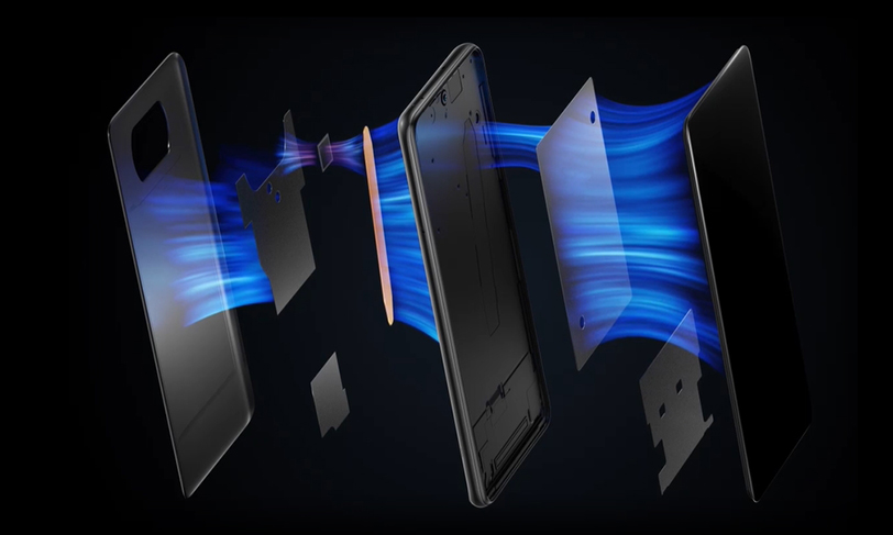 Смартфон Xiaomi Poco X3 6/64Gb Cobalt Blue - Фото 4