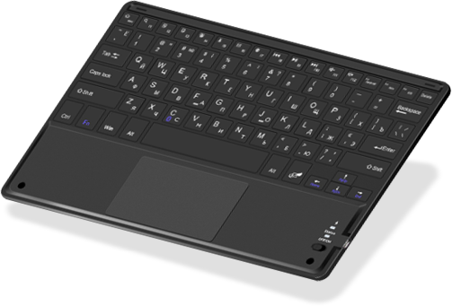 Фото Клавіатура бездротова для Smart TV AIRON Easy Tap с тачпадом - 1