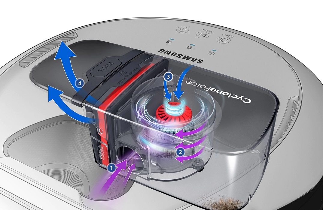 Робот-пылесос Samsung VR10M7030WG/EV 6 Фото Робот-пылесос Samsung VR10M7030WG/EV 6