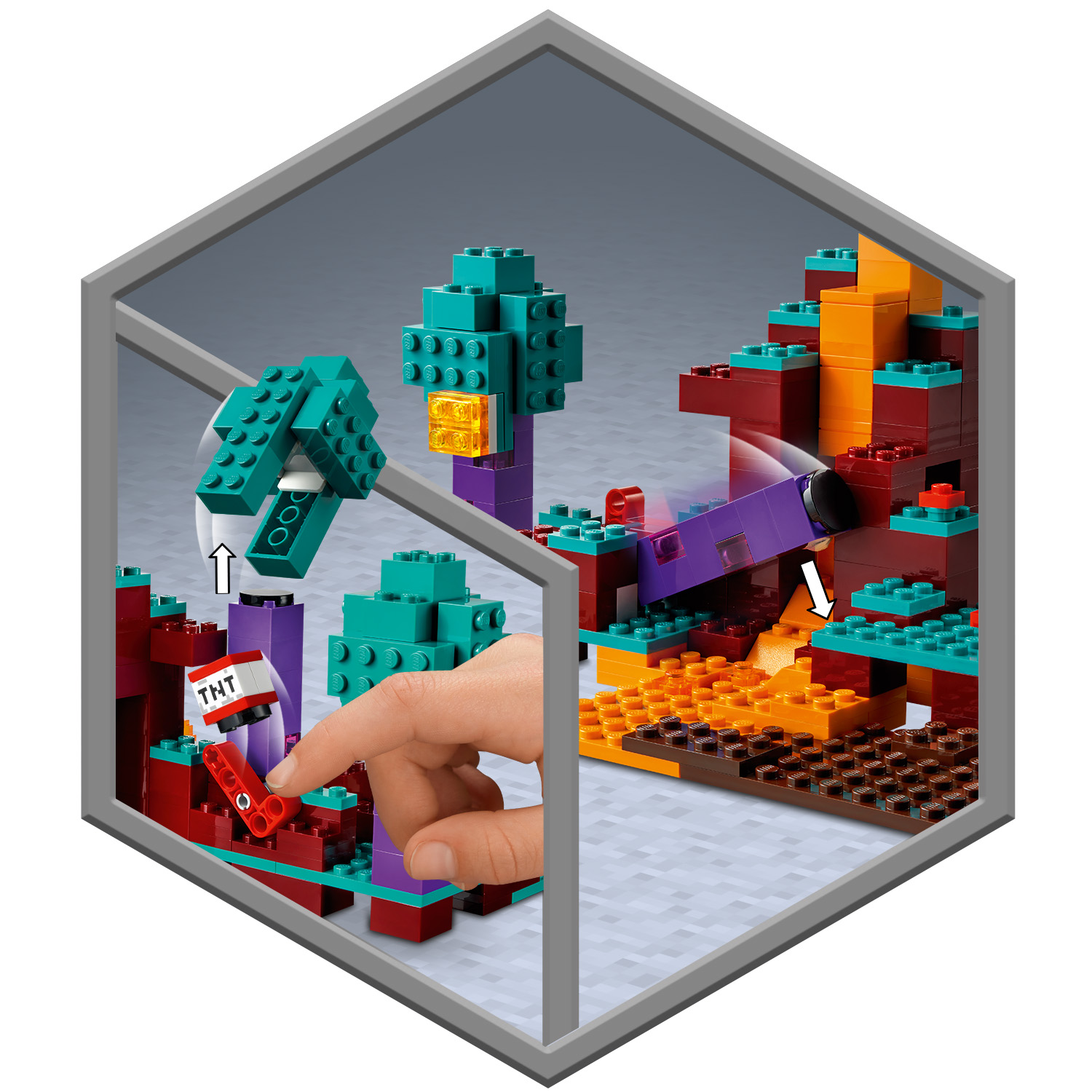 Конструктор LEGO Minecraft Искажённый лес (21168) купить - цена