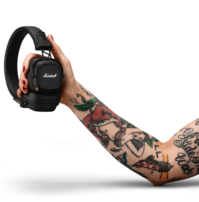 Marshall Major 4 Bluetooth Black купить наушники Маршал Мажор 4 черные ...