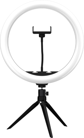 Набор для блогера Lovely Stream Кольцевая LED лампа 12'' c триногой (31020) - 5 Фото Набор для блогера Lovely Stream Кольцевая LED лампа 12'' c триногой (31020) - 5