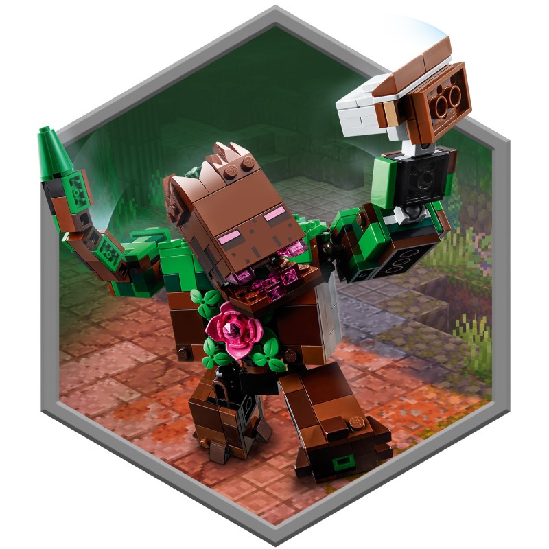Конструктор LEGO Minecraft Мерзость из джунглей (21176) - 3 Фото Конструктор LEGO Minecraft Мерзость из джунглей (21176) - 3
