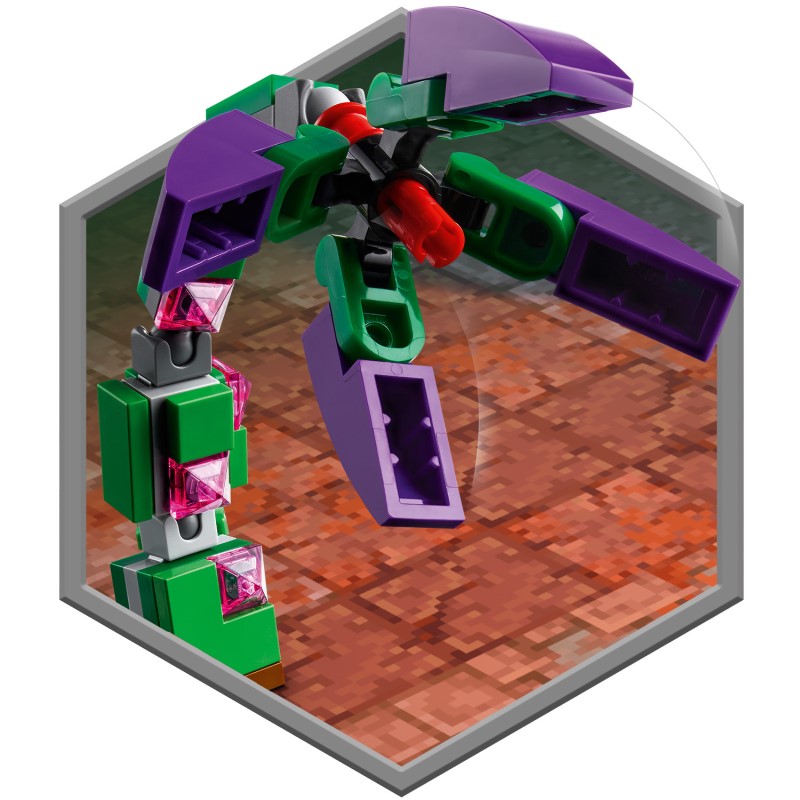Конструктор LEGO Minecraft Мерзость из джунглей (21176) - 4 Фото Конструктор LEGO Minecraft Мерзость из джунглей (21176) - 4