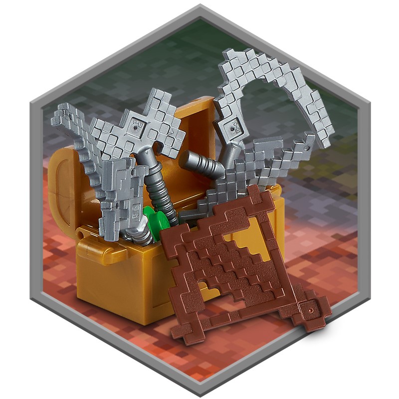 Конструктор LEGO Minecraft Мерзость из джунглей (21176) - 5 Фото Конструктор LEGO Minecraft Мерзость из джунглей (21176) - 5
