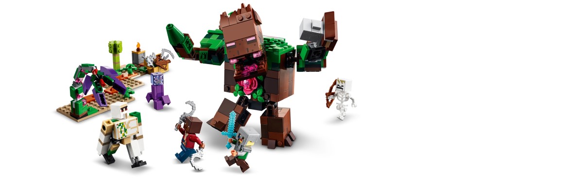 Конструктор LEGO Minecraft Мерзость из джунглей (21176) - 2 Фото Конструктор LEGO Minecraft Мерзость из джунглей (21176) - 2