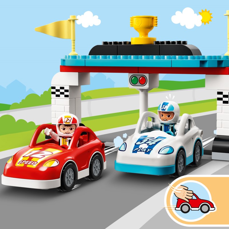 Конструктор LEGO DUPLO Town Гоночные машины (10947) - 3 Фото Конструктор LEGO DUPLO Town Гоночные машины (10947) - 3