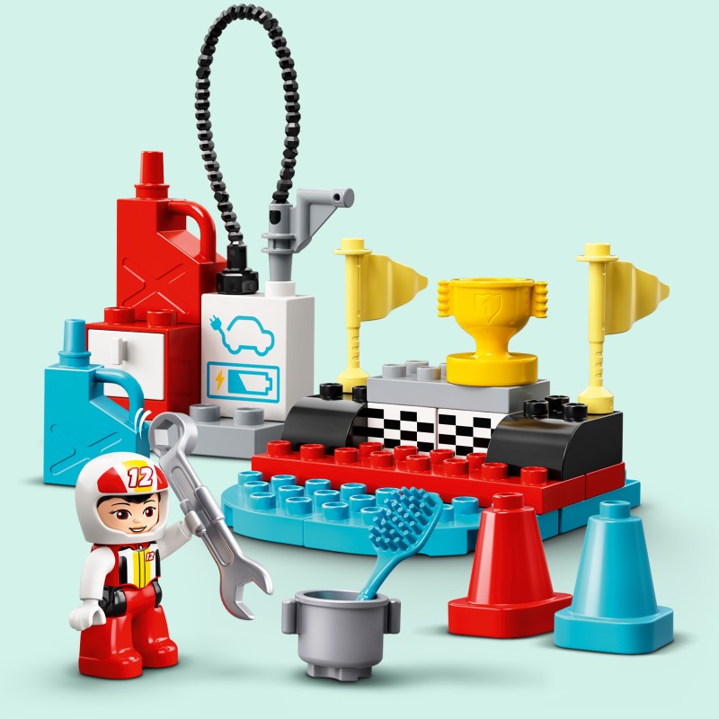 Конструктор LEGO DUPLO Town Гоночные машины (10947) - 5 Фото Конструктор LEGO DUPLO Town Гоночные машины (10947) - 5