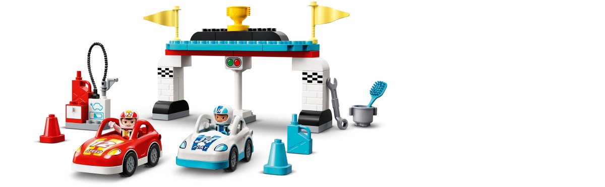 Конструктор LEGO DUPLO Town Гоночные машины (10947) - 2 Фото Конструктор LEGO DUPLO Town Гоночные машины (10947) - 2