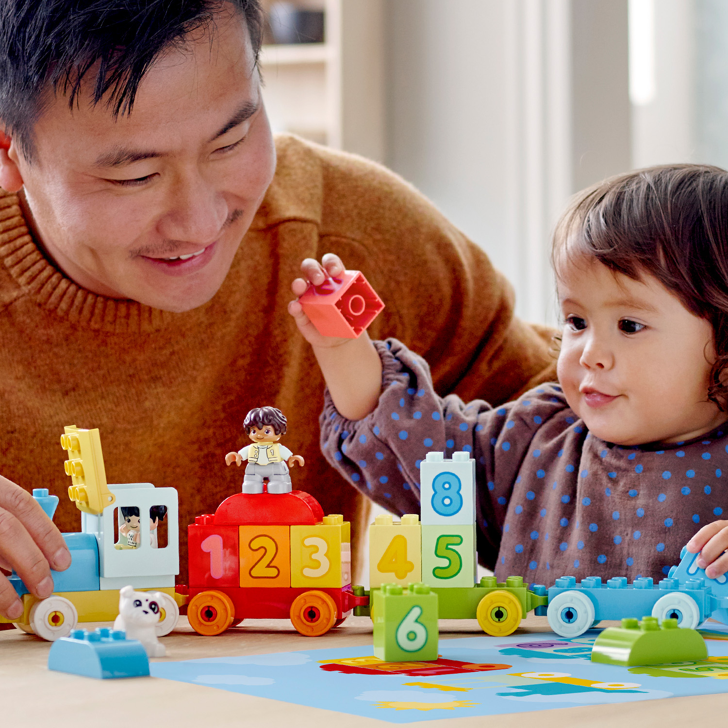 Конструктор LEGO DUPLO My First Поезд с цифрами — учимся считать (10954) - 3 Фото Конструктор LEGO DUPLO My First Поезд с цифрами — учимся считать (10954) - 3