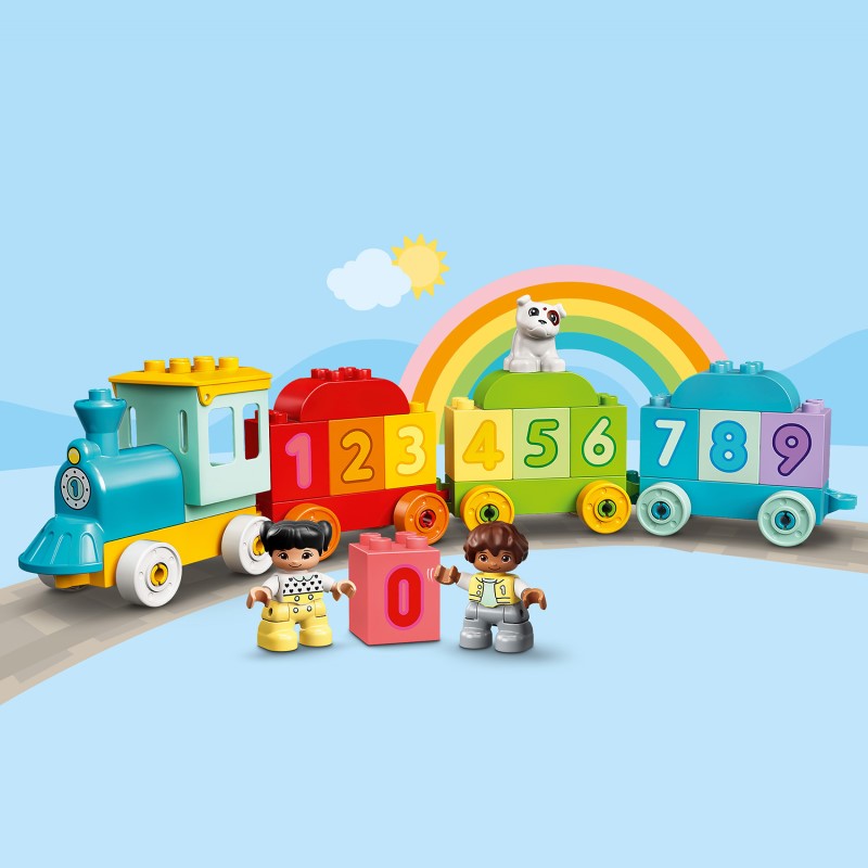 Конструктор LEGO DUPLO My First Поезд с цифрами — учимся считать (10954) - 4 Фото Конструктор LEGO DUPLO My First Поезд с цифрами — учимся считать (10954) - 4