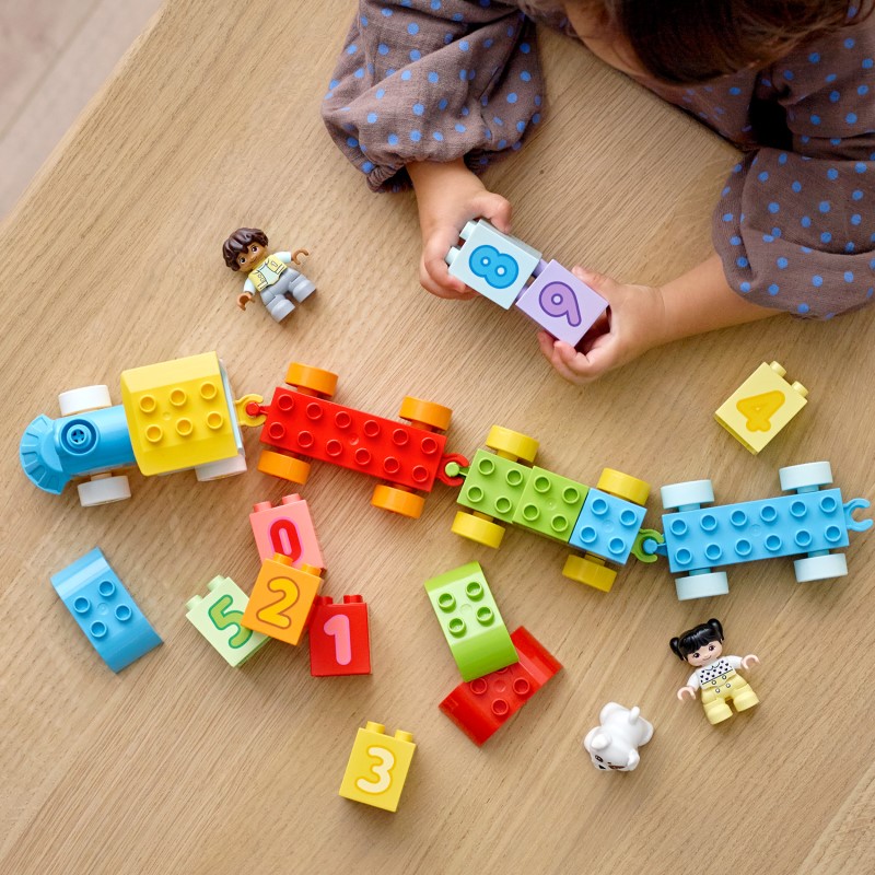 Конструктор LEGO DUPLO My First Поезд с цифрами — учимся считать (10954) - 5 Фото Конструктор LEGO DUPLO My First Поезд с цифрами — учимся считать (10954) - 5