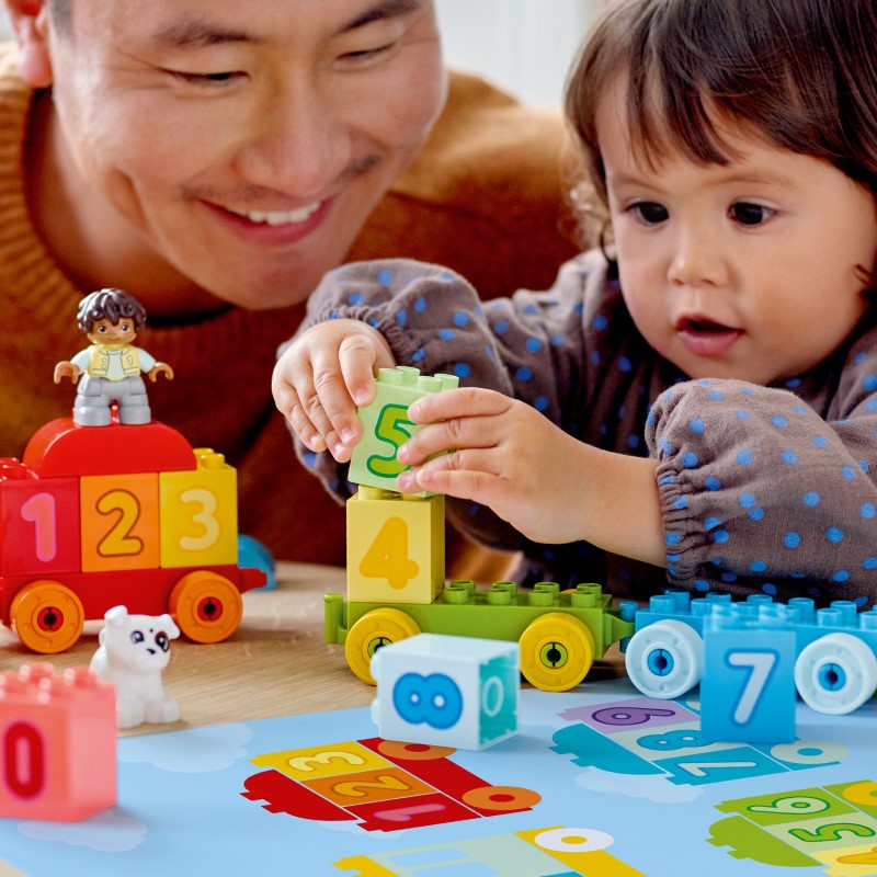 Конструктор LEGO DUPLO My First Поезд с цифрами — учимся считать (10954) - 5 Фото Конструктор LEGO DUPLO My First Поезд с цифрами — учимся считать (10954) - 5