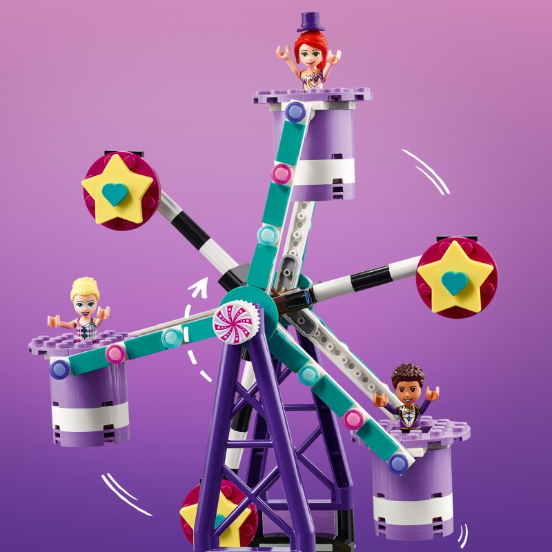 Конструктор LEGO Friends Волшебное колесо обозрения и горка (41689) - 5 Фото Конструктор LEGO Friends Волшебное колесо обозрения и горка (41689) - 5