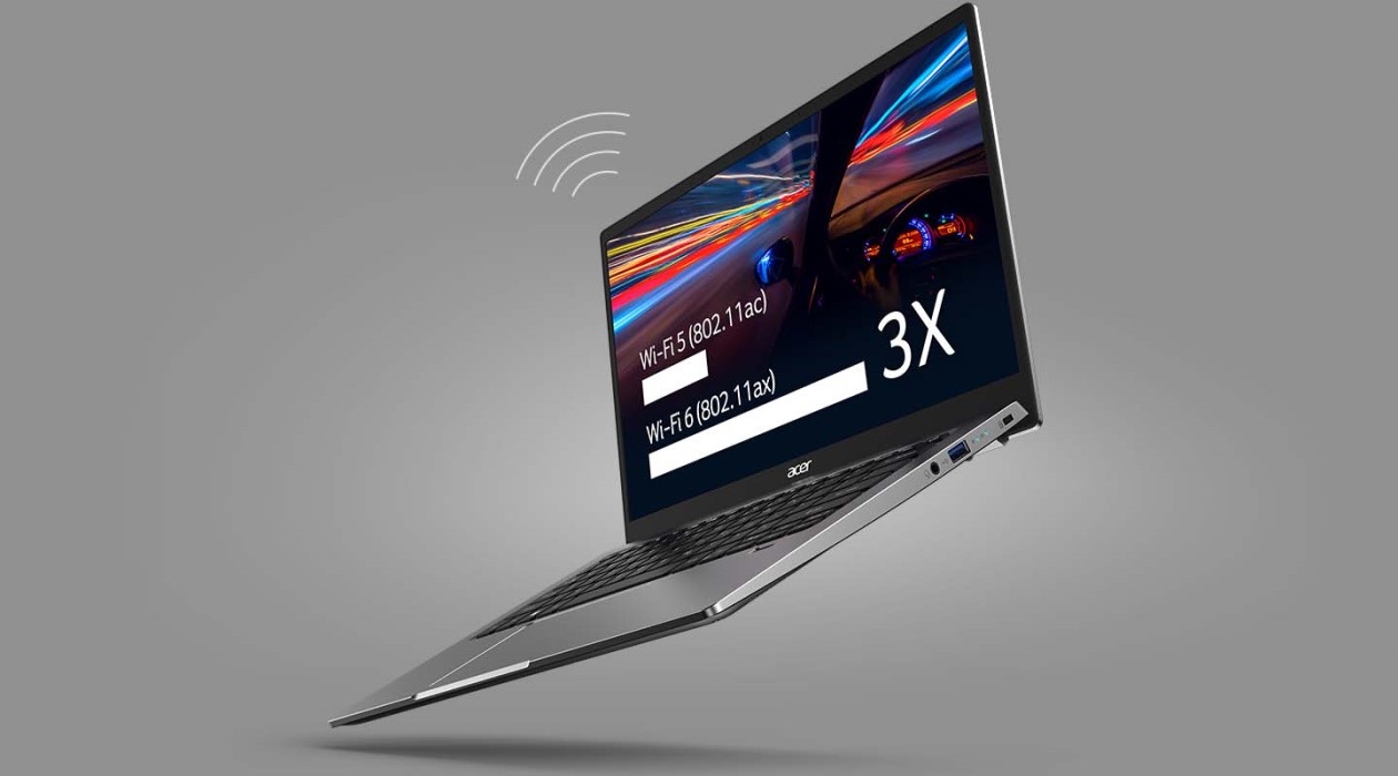 Ноутбук Acer Swift 1 SF114-34 (NX.A77EU.00S) Pure Silver - 6 Фото Ноутбук Acer Swift 1 SF114-34 (NX.A77EU.00S) Pure Silver - 6