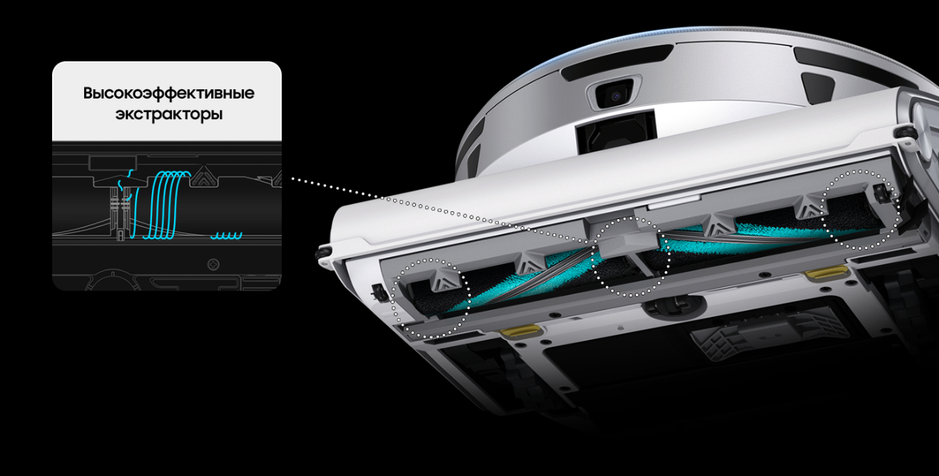 Робот-пылесос Samsung VR50T95735W/EV - 16 Фото Робот-пылесос Samsung VR50T95735W/EV - 16