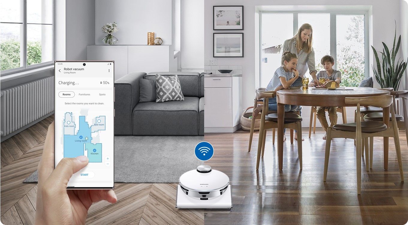 Робот-пылесос Samsung VR50T95735W/EV - 20 Фото Робот-пылесос Samsung VR50T95735W/EV - 20