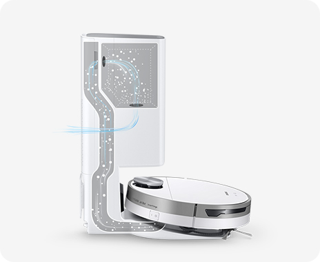 Пилосос робот Samsung VR30T85513W/EV- 4 Фото Пилосос робот Samsung VR30T85513W/EV- 4