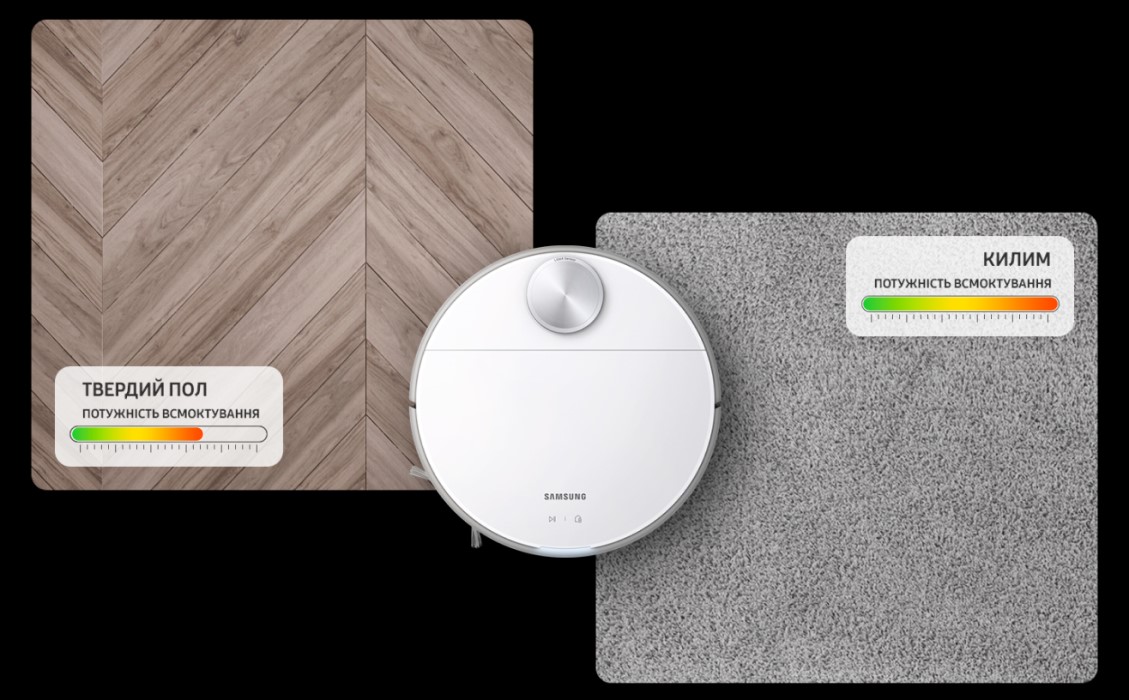 Пилосос робот Samsung VR30T85513W/EV- 7 Фото Пилосос робот Samsung VR30T85513W/EV- 7