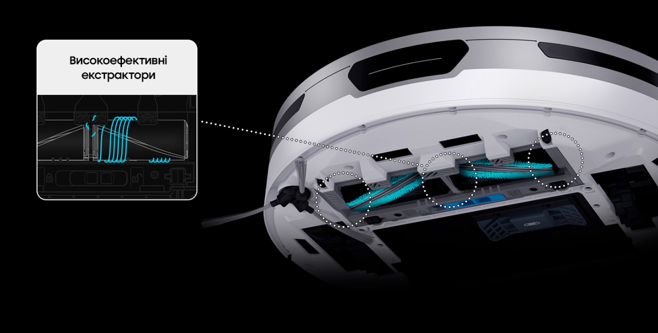 Пилосос робот Samsung VR30T85513W/EV- 8 Фото Пилосос робот Samsung VR30T85513W/EV- 8