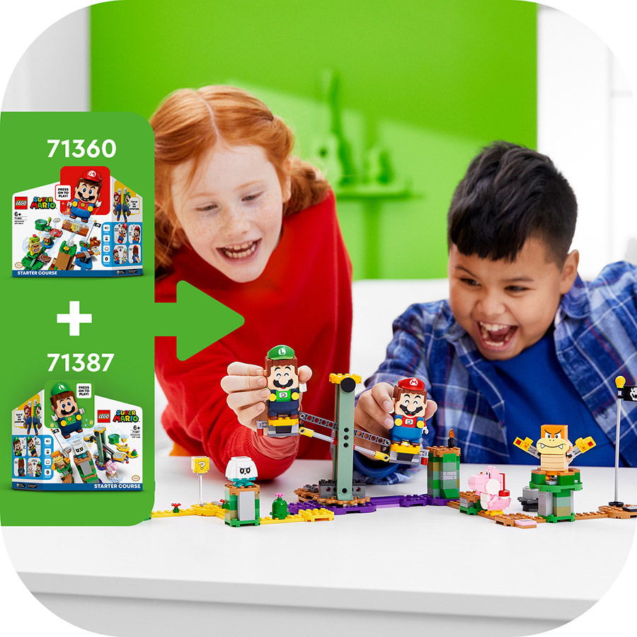 Конструктор LEGO Super Mario Стартовий набір «Пригоди разом з Луїджі» (71387) - 4 Фото Конструктор LEGO Super Mario Стартовий набір «Пригоди разом з Луїджі» (71387) - 4