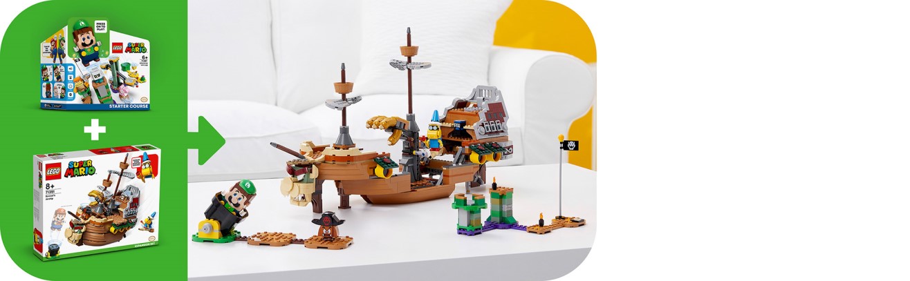Конструктор LEGO Super Mario Стартовий набір «Пригоди разом з Луїджі» (71387) - 7 Фото Конструктор LEGO Super Mario Стартовий набір «Пригоди разом з Луїджі» (71387) - 7