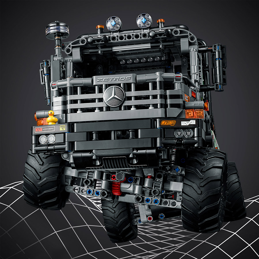 Конструктор LEGO Technic Повнопривідний вантажівка-позашляховик Mercedes-Benz Zetros (42129) - 3 Фото Конструктор LEGO Technic Повнопривідний вантажівка-позашляховик Mercedes-Benz Zetros (42129) - 3