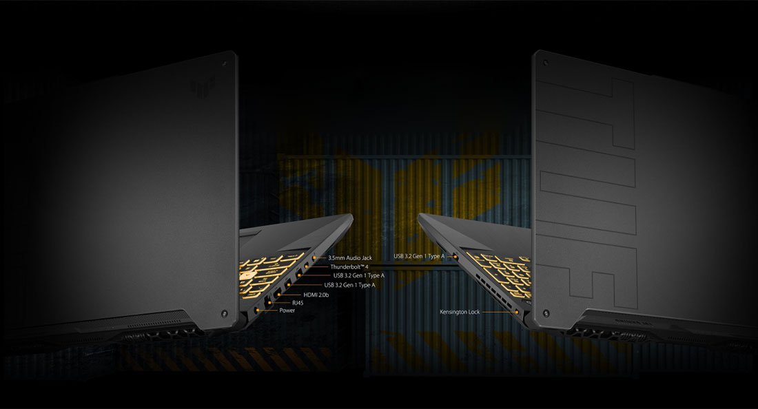 Ноутбук игровой Asus TUF FX506LH-HN004 Black - Фото 2 - интернет-магазин Comfy Ноутбук игровой Asus TUF FX506LH-HN004 Black - Фото 2