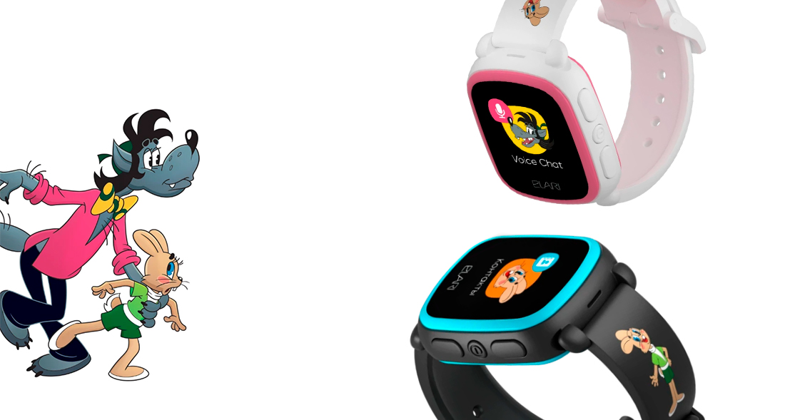 Фото Детские часы Elari KidPhone NyPogodi с GPS-трекером 2