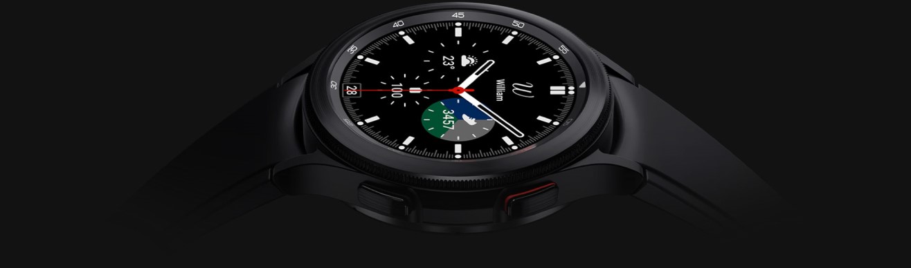 Смарт-годинник Samsung Galaxy Watch 4 Classic 46mm eSIM Black (SM-R895FZKASEK) - 1 Фото Смарт-годинник Samsung Galaxy Watch 4 Classic 46mm eSIM Black (SM-R895FZKASEK) - 1
