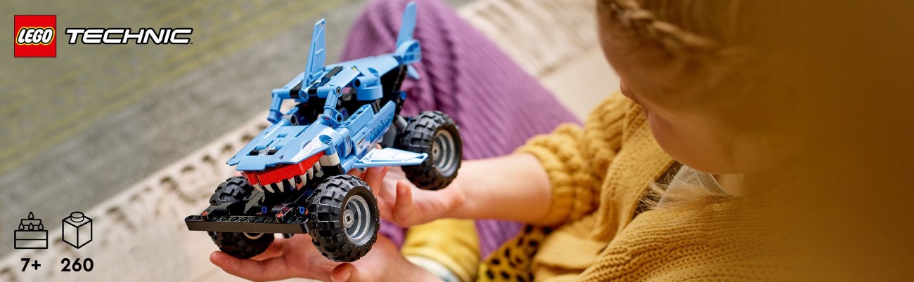 Конструктор LEGO Technic Monster Jam™ Megalodon™ (42134) - 1 Фото Конструктор LEGO Technic Monster Jam™ Megalodon™ (42134) - 1