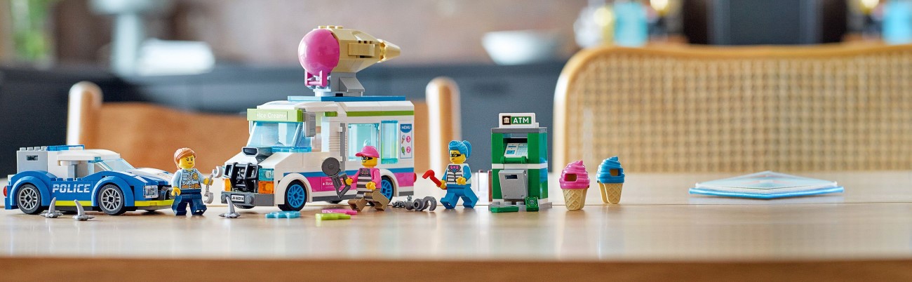 Конструктор LEGO City Поліцейське переслідування фургона з морозивом (60314)
- 7 Фото Конструктор LEGO City Поліцейське переслідування фургона з морозивом (60314)
- 7