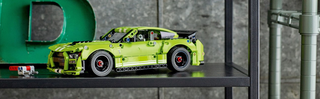 Конструктор LEGO Technic Ford Mustang Shelby® GT500® (42138)
- 7 Фото Конструктор LEGO Technic Ford Mustang Shelby® GT500® (42138)
- 7