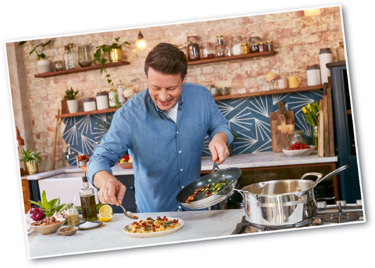 Фото Сковорода ВОК Tefal E3141974 Jamie Oliver Kitchen Essential 28 см - 2