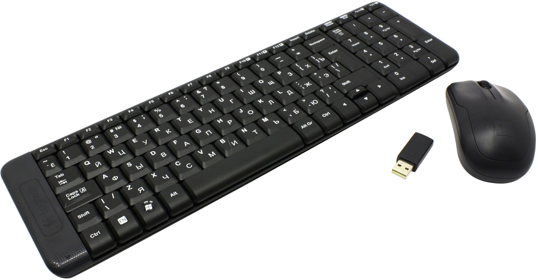 Клавиатура и мышь Logitech Wireless Combo MK220 (920-003169) – Фото 1 – интернет-магазин Comfy Клавиатура и мышь Logitech Wireless Combo MK220 (920-003169) – Фото 1